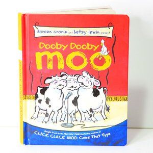 Doreen Cronin & Betsy Lewin's Bestselling Dooby Dooby Moo Board Book 40 Pages